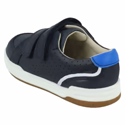 Childrens Clarks Casual Trainers Fawn Solo - Navy, UK 4.5 Infant