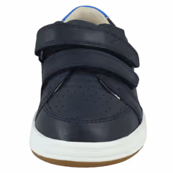 Childrens Clarks Casual Trainers Fawn Solo - Navy, UK 4 Infant