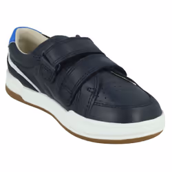 Childrens Clarks Casual Trainers Fawn Solo - Navy, UK 6.5 Infant