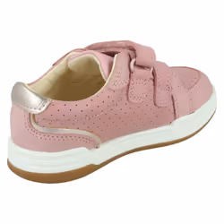 Childrens Clarks Casual Trainers Fawn Solo - Pink, UK 8 Child