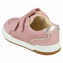 Childrens Clarks Casual Trainers Fawn Solo - Pink, UK 8.5 Child