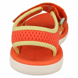 Childrens Clarks Casual Summer Sandals Surfing Tide K - Coral, UK 1 Child