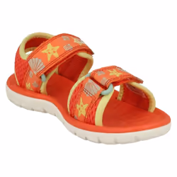 Childrens Clarks Casual Summer Sandals Surfing Tide K - Coral, UK 10.5 Child
