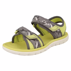 Childrens Clarks Casual Summer Sandals Surfing Tide T 20 - Coral, UK 4 Infant