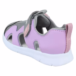 Childrens Clarks Casual Summer Sandals Ath Surf T - Lilac, UK 4.5 Infant