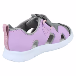 Childrens Clarks Casual Summer Sandals Ath Surf T - Lilac, UK 5 Infant