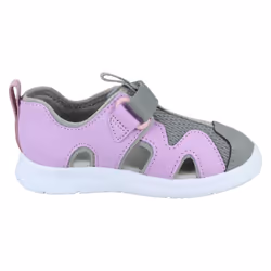 Childrens Clarks Casual Summer Sandals Ath Surf T - Lilac, UK 5 Infant