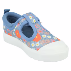 Girls Clarks Casual T-Bar Shoes City Dance - Blue, UK 5.5 Infant