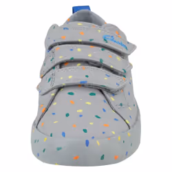 Boys Clarks Casual Shoes Foxing Print K - Grey, UK 12 Child