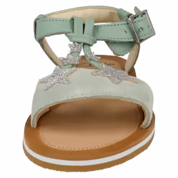 Girls Clarks Star Detailed Sandals Finch Summer K - Green, UK 11.5 Child