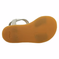 Girls Clarks Star Detailed Strappy Sandals Finch Summer T - Green, UK 9 Child