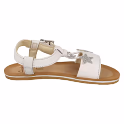 Girls Clarks Star Detailed Strappy Sandals Finch Summer T - White, UK 7 Infant