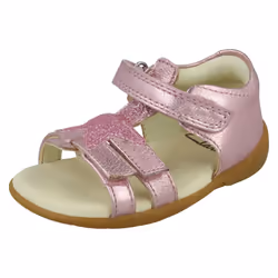 Girls Clarks Casual Sandals Zora Summer - Pink, UK 4.5 Infant