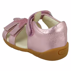 Girls Clarks Casual Sandals Zora Summer - Pink, UK 4.5 Infant