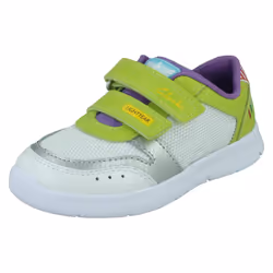 Boys Clarks Shark Detail Trainers Ath Scale - Navy, UK 4 Infant