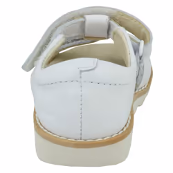 Girls Clarks Casual Sandals Crown Flower - White, UK 6.5 Infant