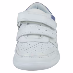 Girls Clarks Casual Trainers Scape Shell - White Leather - UK Size 1.5F - EU Size 33.5 - US Size 2M - White, UK 2.5 Child