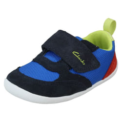 Unisex Childrens Clarks Casual Trainers Roamer Aeon - White, UK 3 Infant