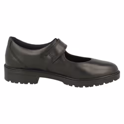 Girls Clarks Mary Jane Style Shoes Loxham Walk Y - Black, UK 3.5 Child