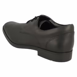 Boys Clarks Lace Up Formal Shoes Scala Edge Y - Black, UK 3 Child