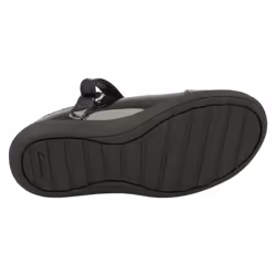 Girls Clarks Rainbow Detailed School Shoes Etch Beam - Black, UK 9.5 Child