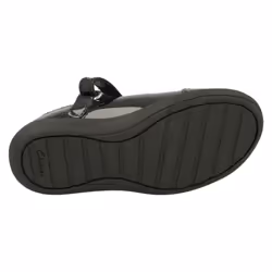 Girls Clarks Rainbow Detailed School Shoes Etch Beam - Black, UK 2.5 Child