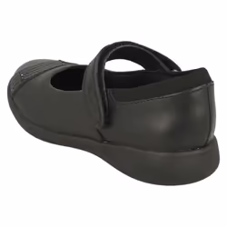 Girls Clarks Rainbow Detailed School Shoes Etch Beam - Black, UK 2.5 Child