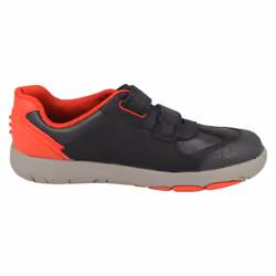 Boys Clarks Dinosaur Claw Detailed Shoes Rex Play K - Navy/Red Leather - UK Size 10F - EU Size 28 - US Size 10.5M