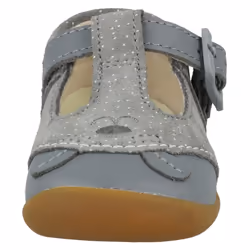 Girls Clarks Casual First Shoes Roamer Cub - Grey, UK 5.5 Infant