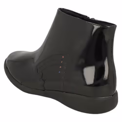 Girls Clarks Rainbow Detailed Ankle Boots Etch Glow - Black, UK 8 Child