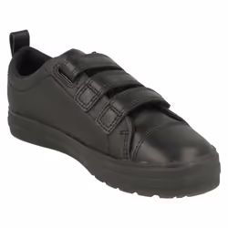 Boys Clarks Ant Detailed Light Up School Shoes Flare Bright K - Black, UK 1.5 Child