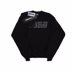Marvel Mens Avengers Endgame I Love You 3000 Helmet Sweatshirt - XXL, Black