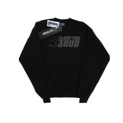 Marvel Mens Avengers Endgame I Love You 3000 Helmet Sweatshirt - XXL, Black