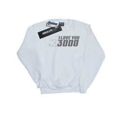 Marvel Mens Avengers Endgame I Love You 3000 Helmet Sweatshirt - XXL, White
