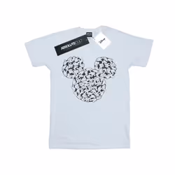 Disney Mens Mickey Mouse Head Of Hands T-Shirt - M, White