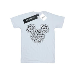 Disney Mens Mickey Mouse Head Of Hands T-Shirt - M, White