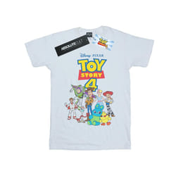 Disney Mens Toy Story 4 Crew T-Shirt - S, White