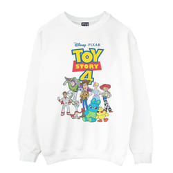 Disney Girls Toy Story 4 Crew Sweatshirt - 9-11 Years, White
