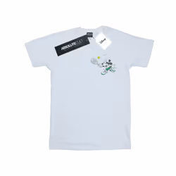 Disney Mens Minnie Mouse Tennis Breast Print T-Shirt - L, White