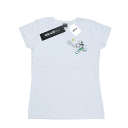 Disney Womens/Ladies Minnie Mouse Tennis Breast Print Cotton T-Shirt - XL, White