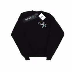 Disney Mens Minnie Mouse Tennis Breast Print Sweatshirt - XXL, Black