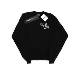 Disney Mens Minnie Mouse Tennis Breast Print Sweatshirt - XXL, Black