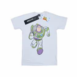 Disney Mens Toy Story 4 Classic Buzz Lightyear T-Shirt - S, White