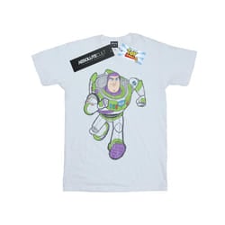 Disney Mens Toy Story 4 Classic Buzz Lightyear T-Shirt - L, White