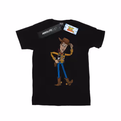 Disney Mens Toy Story 4 Sheriff Woody Pose T-Shirt - XL, Black