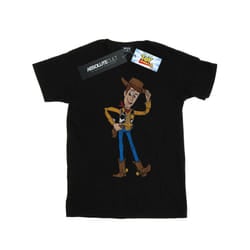 Disney Mens Toy Story 4 Sheriff Woody Pose T-Shirt - XL, Black