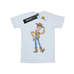 Disney Mens Toy Story 4 Sheriff Woody Pose T-Shirt - XXL, White