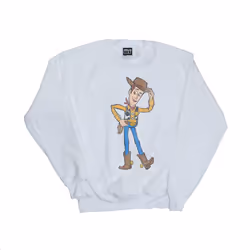 Disney Boys Toy Story 4 Sheriff Woody Pose Sweatshirt - 9-11 Years, White
