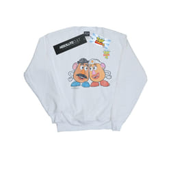 Disney Mens Toy Story 4 Mr And Mrs Potato Head Cotton Sweatshirt - S, White
