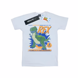 Disney Mens Toy Story 4 Rex Terrifying Dinosaur T-Shirt - L, White